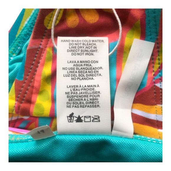 Bleu Rod Beattie NWT The Heat Is On Brief Tie Side Hipster Bikini Bottom Size 14 - Picture 10 of 16